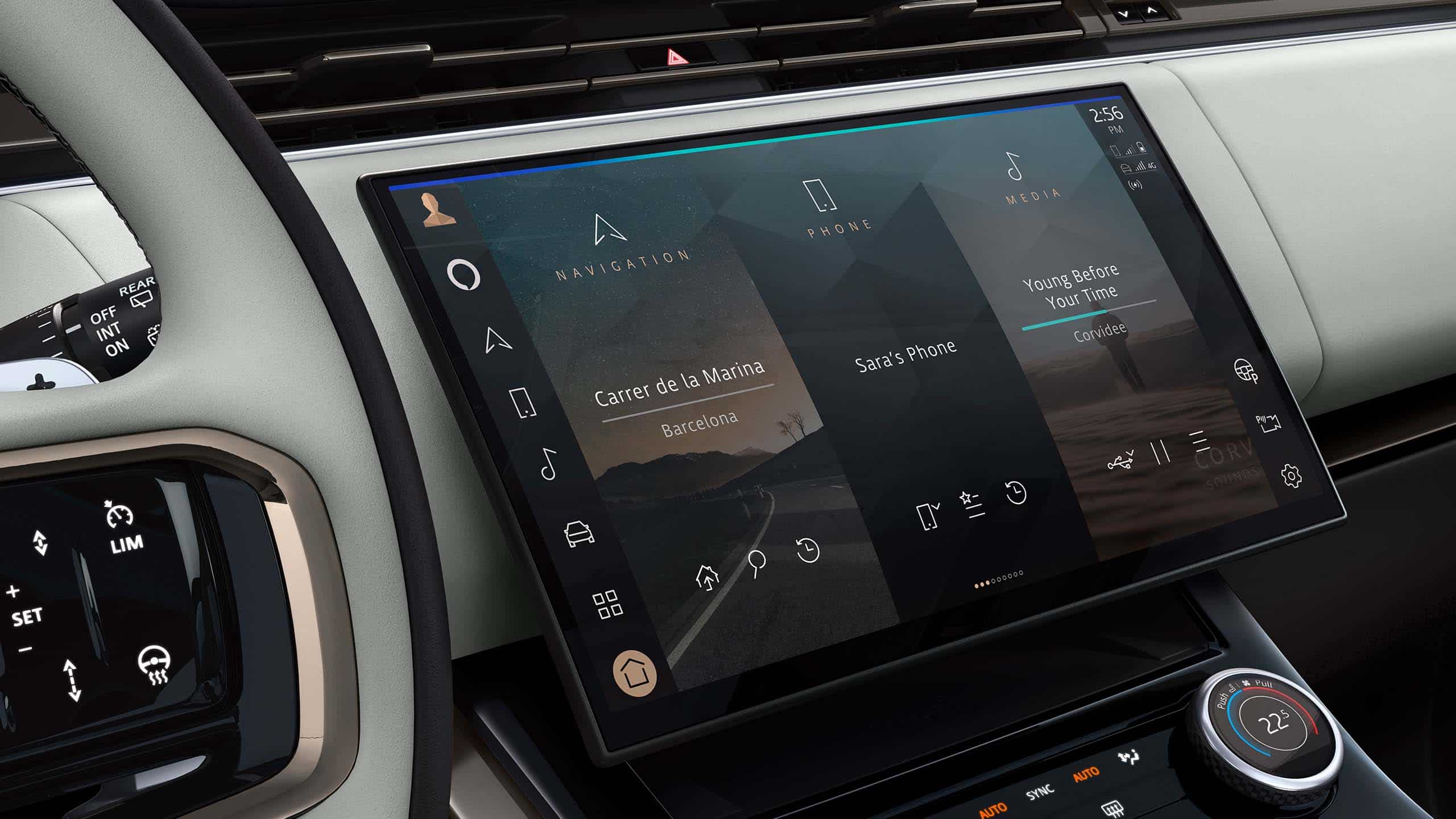 New Range Rover Sport Pivi Pro touchscreen