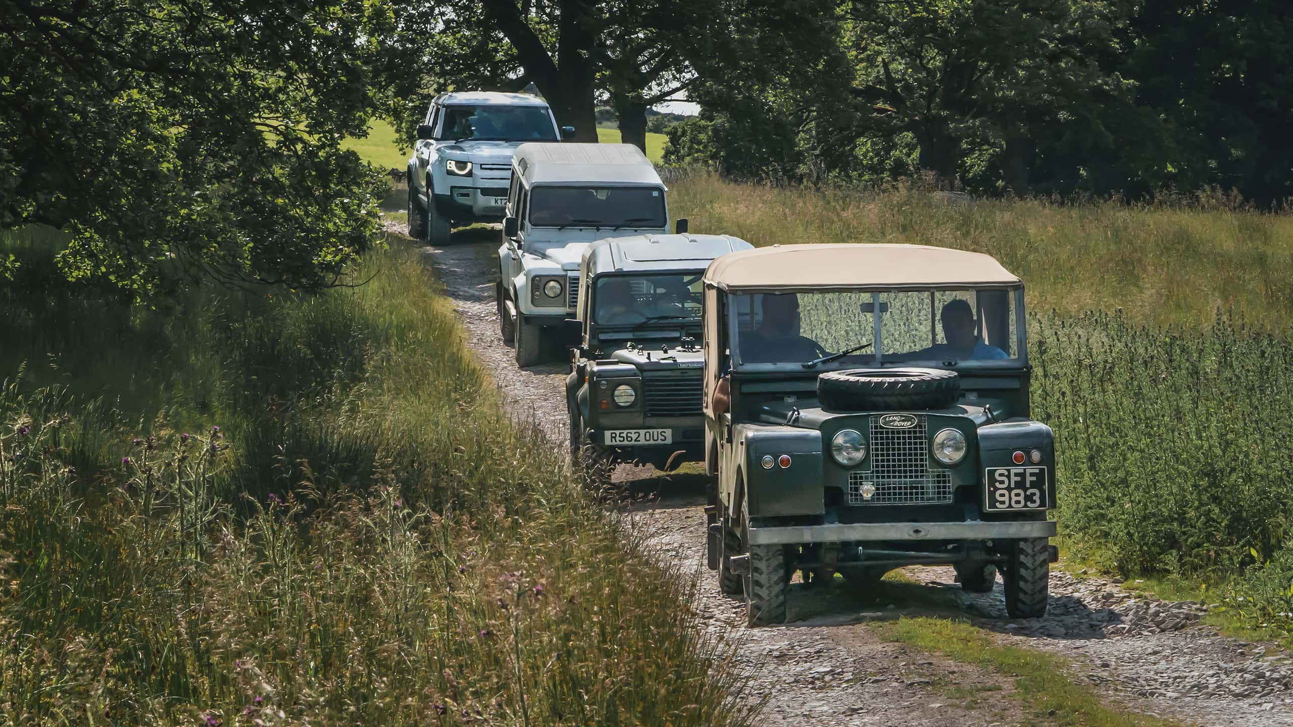 Land Rover old model.